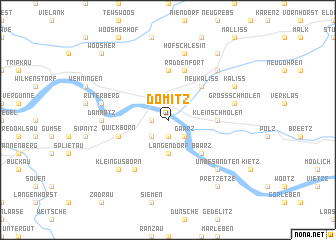 map of Dömitz