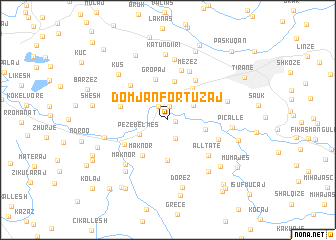 map of Domjan-Fortuzaj