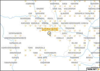 map of Domkane