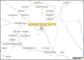 map of Dom Macedo Costa