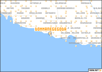 map of Dommanegegoda