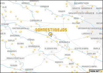 map of Domneştii de Jos