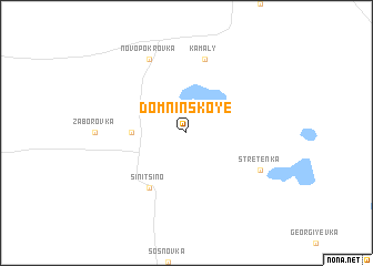 map of Domninskoye