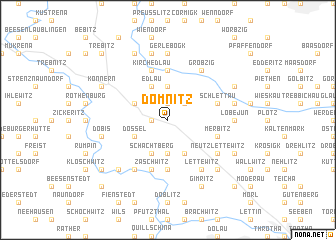 map of Domnitz