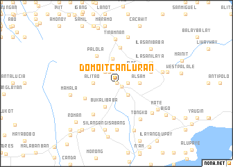 map of Domoit Canluran