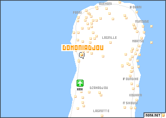 map of Domoni Adjou