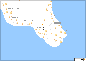 map of Domoni