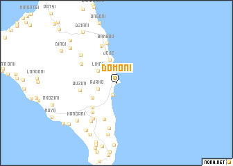 map of Domoni