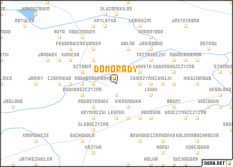 map of Domorady