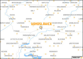 map of Domosławice