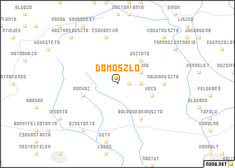 map of Domoszló