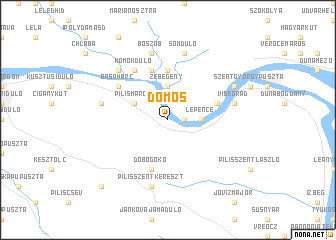 map of Dömös