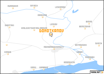 map of Domotkanov