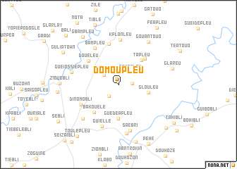 map of Domoupleu