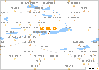 map of Domovichi