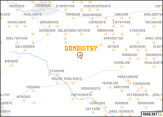 map of Domovitsy