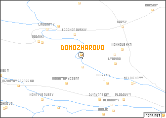 map of Domozharovo