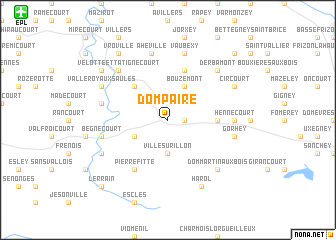 map of Dompaire