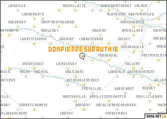 map of Dompierre-sur-Authie