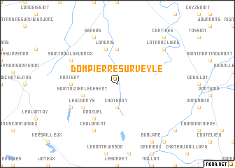 map of Dompierre-sur-Veyle