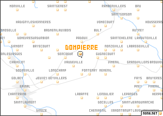 map of Dompierre