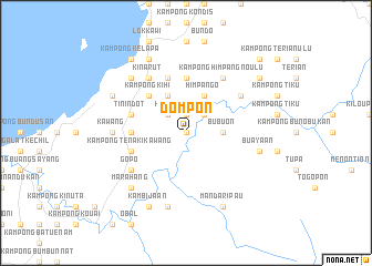 map of Dompon