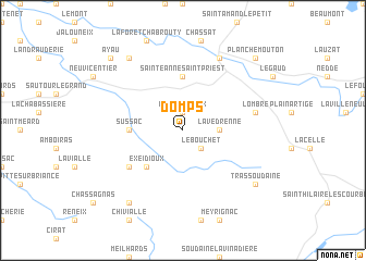 map of Domps