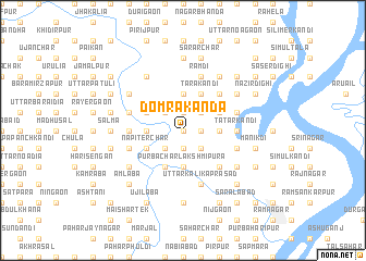 map of Domrākānda