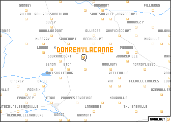 map of Domrémy-la-Canne