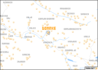 map of Domrke