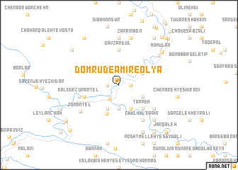 map of Domrūd-e Amīr-e ‘Olyā