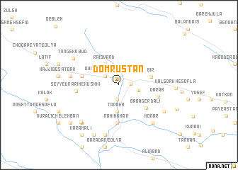 map of Dom Rūstān