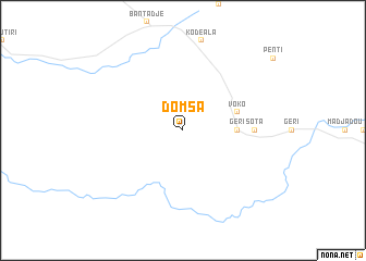 map of Domsa