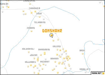 map of Domshahr