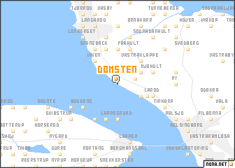 map of Domsten