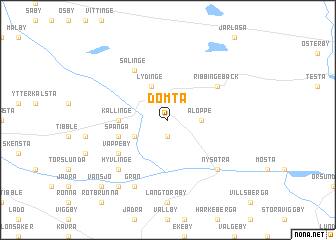 map of Domta