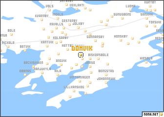 map of Domvik