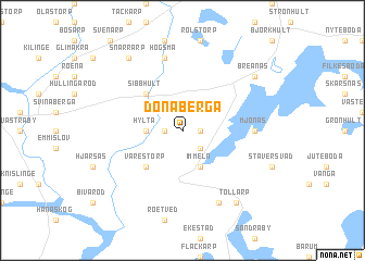 map of Dönaberga