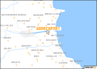 map of Donacarney