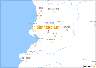 map of Doña Cecilia