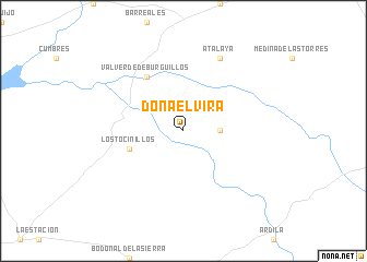 map of Doña Elvira