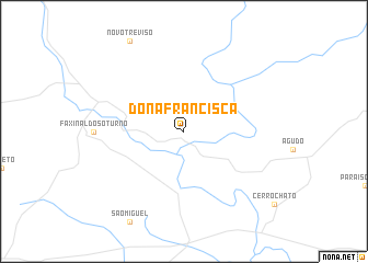 map of Dona Francisca