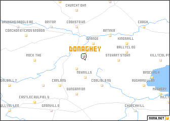 map of Donaghey