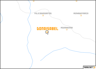 map of Dona Isabel