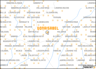 map of Doña Isabel