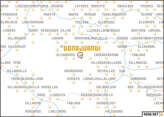 map of Doña Juandi