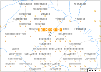 map of Donakakaha