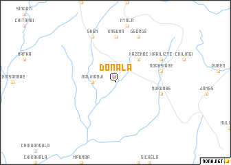 map of Donala