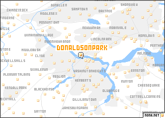 map of Donaldson Park