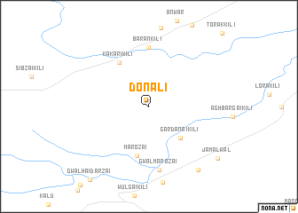 map of Donali